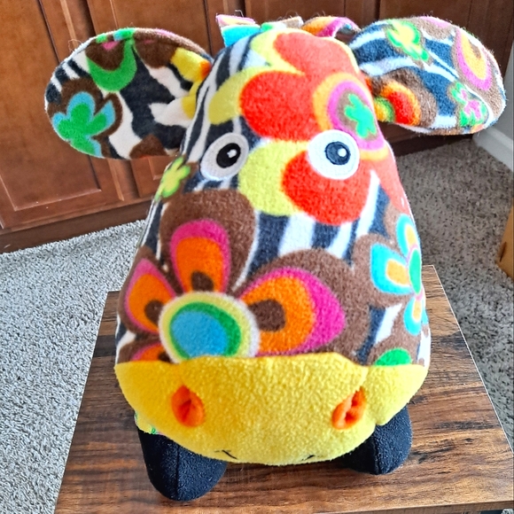 ๐HOST PICK๐ ๐ Melissa and Doug Plush Floral Colors Zelda The Zebra - Picture 2 of 5